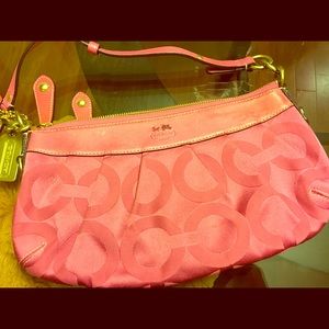 Gorgeous pink coach purse
